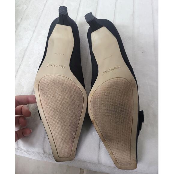 Madeline Eartha Black Fabric Heels - Size 9 M - Picture 5 of 10